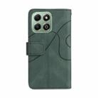 For Honor X6b Dual-color 9 Card Slots Zipper Wallet Leather Phone Case(Green) - 3