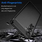 For Samsung Galaxy S25+ 5G Carbon Fiber Brushed Texture TPU Phone Case(Black) - 3