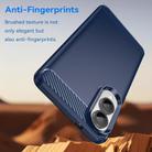 For Samsung Galaxy S25 Edge 5G Carbon Fiber Brushed Texture TPU Phone Case(Blue) - 3