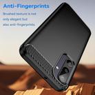 For Samsung Galaxy M16 5G Carbon Fiber Brushed Texture TPU Phone Case(Black) - 3
