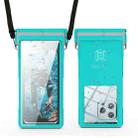 RedPepper 15m Depth Waterproof Phone Diving Pouch with Suction Cup(Grass Blue) - 1