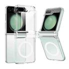 For Samsung Galaxy Z Flip5 Transparent Airbag Shockproof MagSafe Phone Case - 1