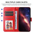 For Samsung Galaxy S25 Edge 5G Embossed Sunflower Leather Phone Case(Red) - 3