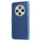 For Redmi 14C 4G Fashion Calf Texture Zipper Leather Phone Case(Blue) - 3