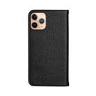 For iPhone 12 Pro Max Litchi Texture Horizontal Flip Leather Case with Holder & Card Slots(Black) - 3