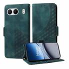 For OnePlus Nord 4 Embossed Rhombus Starry Leather Phone Case(Green) - 1