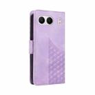 For OnePlus Nord 4 Embossed Rhombus Starry Leather Phone Case(Purple) - 3