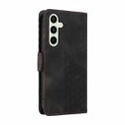 For Samsung Galaxy S24 FE 5G Embossed Rhombus Starry Leather Phone Case(Black) - 3