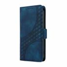 For Samsung Galaxy S25+ 5G Embossed Rhombus Starry Leather Phone Case(Blue) - 2