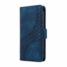 For Samsung Galaxy S25 Ultra 5G Embossed Rhombus Starry Leather Phone Case(Blue) - 2