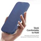 For iPhone 16 Pro Max DUX DUCIS Skin X Pro Series MagSafe Ring Holder Leather Phone Case(Blue) - 2