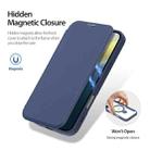 For iPhone 16 DUX DUCIS Skin X Pro Series MagSafe Ring Holder Leather Phone Case(Blue) - 3