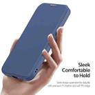 For iPhone 16e DUX DUCIS Skin X Pro Series MagSafe Ring Holder Leather Phone Case(Blue) - 2