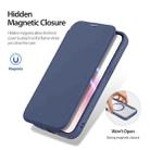 For iPhone 16e DUX DUCIS Skin X Pro Series MagSafe Ring Holder Leather Phone Case(Blue) - 3