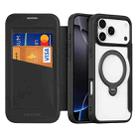 For iPhone 17 Pro Max DUX DUCIS Skin X Pro Series MagSafe Ring Holder Leather Phone Case(Black) - 1