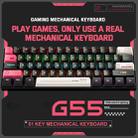 ONIKUMA G55 61 Keys RGB Colorful Lighting Wired Gaming Mechanical Keyboard(Black) - 2