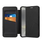 For Samsung Galaxy S25 5G Magnetic Armor Series RFID Card Slots Leather Phone Case(Black) - 1