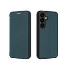 For Samsung Galaxy S25 5G Magnetic Armor Series RFID Card Slots Leather Phone Case(Green) - 2
