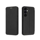 For Samsung Galaxy S25+ 5G Magnetic Armor Series RFID Card Slots Leather Phone Case(Black) - 2