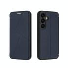 For Samsung Galaxy S25+ 5G Magnetic Armor Series RFID Card Slots Leather Phone Case(Blue) - 2