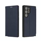 For Samsung Galaxy S25 Ultra 5G Magnetic Armor Series RFID Card Slots Leather Phone Case(Blue) - 2