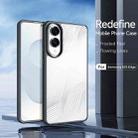 For Samsung Galaxy S25 Edge 5G DUX DUCIS Aimo Series TPU + PC Frosted Feel Phone Case(Black) - 3