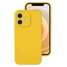 For iPhone 12 Precise Hole Liquid Silicone Jelly Color Full Coverage Phone Case(Sunflower Color) - 1