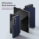 For Samsung Galaxy Z Fold7 5G DUX DUCIS Bril Series PU + TPU Phone Case with Pen Slot(Blue) - 3
