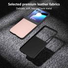 For Motorola Razr 50 PU Leather Black Frame Full Coverage Phone Case(Light Pink) - 3
