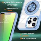 For iPhone 15 Pro Max Magnetic Rotating Ring Holder Phone Case(Light Blue) - 2