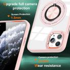 For iPhone 13 Pro Max Magnetic Rotating Ring Holder Phone Case(Pink) - 2