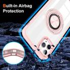 For iPhone 13 Pro Max Magnetic Rotating Ring Holder Phone Case(Pink) - 3