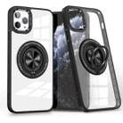 For iPhone 11 Pro Max Magnetic Rotating Ring Holder Phone Case(Black) - 1