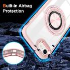 For iPhone SE 2022 / 2020 / 8 / 7 Magnetic Rotating Ring Holder Phone Case(Pink) - 3