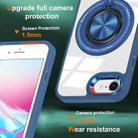For iPhone SE 2022 / 2020 / 8 / 7 Magnetic Rotating Ring Holder Phone Case(Dark Blue) - 2