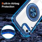 For iPhone SE 2022 / 2020 / 8 / 7 Magnetic Rotating Ring Holder Phone Case(Dark Blue) - 3