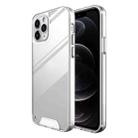 For iPhone 12 / 12 Pro Scratchproof TPU + Acrylic Space case Protective Case(Transparent) - 1