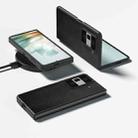 For Honor Magic Vs3 PU Leather Black Frame Full Coverage Phone Case(Black) - 2