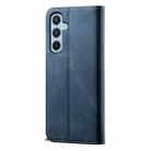 For Samsung Galaxy M35 5G Denim Texture Casual Style Horizontal Flip Leather Case(Blue) - 3