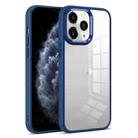 For iPhone 11 Pro Colorful Armor Transparent Phone Case(Blue) - 1