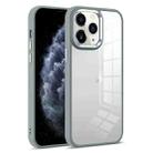 For iPhone 11 Pro Max Colorful Armor Transparent Phone Case(Grey) - 1