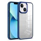 For iPhone 13 Colorful Armor Transparent Phone Case(Blue) - 1