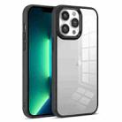 For iPhone 13 Pro Colorful Armor Transparent Phone Case(Black) - 1