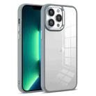 For iPhone 13 Pro Colorful Armor Transparent Phone Case(Grey) - 1