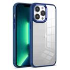 For iPhone 13 Pro Max Colorful Armor Transparent Phone Case(Blue) - 1