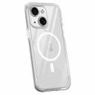 For iPhone 14 Plus Vacuum Airbag Y1 Series Transparent MagSafe Magnetic Phone Case(Transparent) - 1