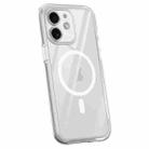 For iPhone 12 Vacuum Airbag Y1 Series Transparent MagSafe Magnetic Phone Case(Transparent) - 1