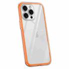 For iPhone 15 Pro Vacuum Airbag Y1 Series Transparent Shockproof Phone Case(Orange) - 1