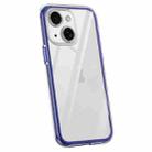 For iPhone 15 Vacuum Airbag Y1 Series Transparent Shockproof Phone Case(Navy Blue) - 1