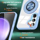 For Samsung Galaxy S24+ 5G Magnetic Rotating Ring Holder Phone Case(Light Blue) - 2